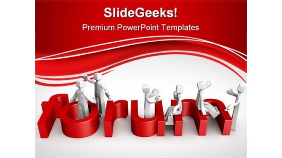 Forum Discussion Concept Metaphor PowerPoint Templates And PowerPoint Backgrounds 0511 Forum Discussion Concept Metaphor PowerPoint Templates And PowerPoint Backgrounds 0511