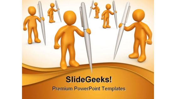 Forum People PowerPoint Template 0910 Forum People PowerPoint Template 0910