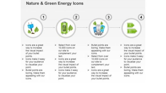 Four Linear Icons Of Green Energy With Battery Cfl And Plug Symbols Ppt Slides Graphics Four Linear Icons Of Green Energy With Battery Cfl And Plug Symbols Ppt Slides Graphics