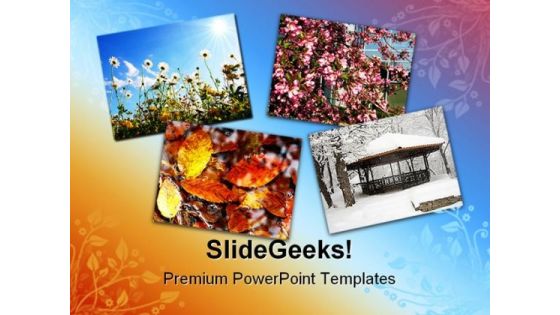 Four Seasons Nature PowerPoint Themes And PowerPoint Slides 0711 Four Seasons Nature PowerPoint Themes And PowerPoint Slides 0711