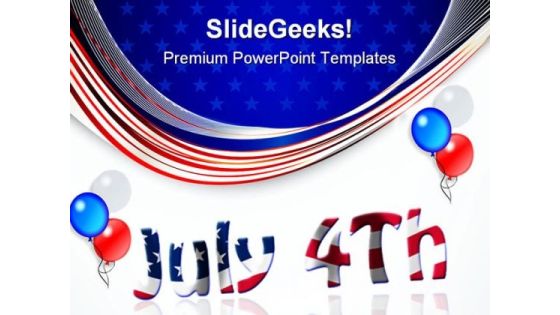 Fourth July Americana PowerPoint Templates And PowerPoint Backgrounds 0611 Fourth July Americana PowerPoint Templates And PowerPoint Backgrounds 0611