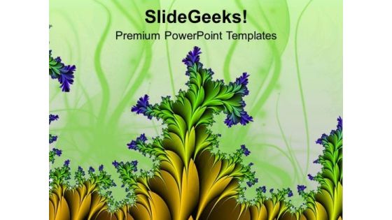 Fractal With Yellow And Green Color PowerPoint Templates Ppt Backgrounds For Slides 0613 Fractal With Yellow And Green Color PowerPoint Templates Ppt Backgrounds For Slides 0613