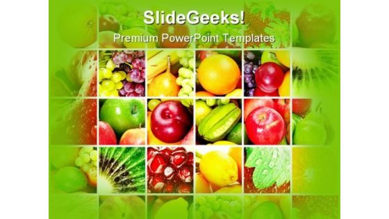 Fresh And Healthy Fruits Food PowerPoint Themes And PowerPoint Slides 0711 Fresh And Healthy Fruits Food PowerPoint Themes And PowerPoint Slides 0711