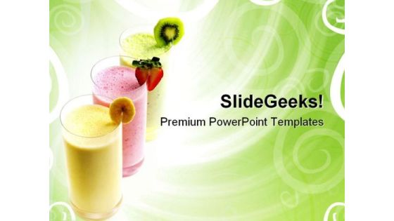 Fruit Smoothies Food PowerPoint Templates And PowerPoint Backgrounds 0511 Fruit Smoothies Food PowerPoint Templates And PowerPoint Backgrounds 0511