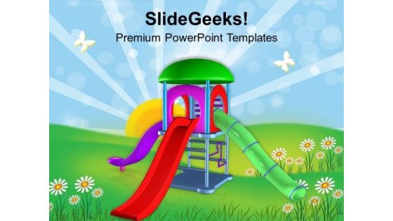 Fun Time At Playground PowerPoint Templates Ppt Backgrounds For Slides 0513 Fun Time At Playground PowerPoint Templates Ppt Backgrounds For Slides 0513