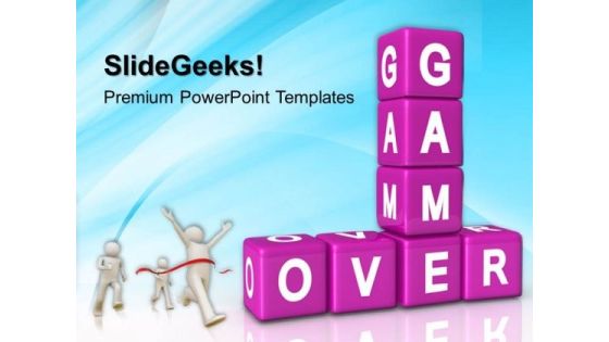 Game Over Success PowerPoint Templates And PowerPoint Themes 0412