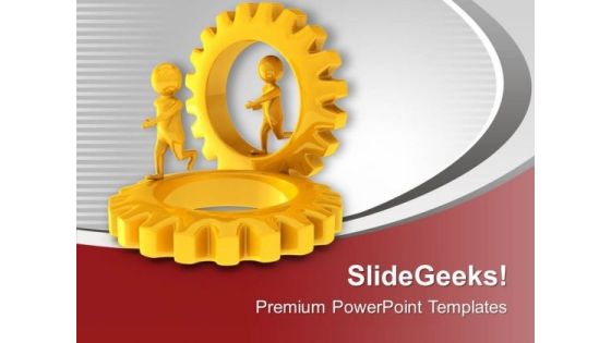 Gear The Individual Process PowerPoint Templates Ppt Backgrounds For Slides 0613 Gear The Individual Process PowerPoint Templates Ppt Backgrounds For Slides 0613