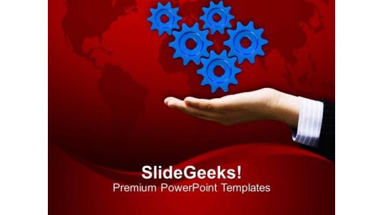 Gear To Success Concept PowerPoint Templates Ppt Backgrounds For Slides 0513 Gear To Success Concept PowerPoint Templates Ppt Backgrounds For Slides 0513