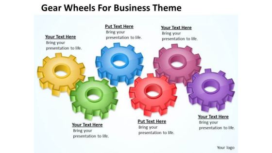 Gear Wheels For Business Theme Ppt Personal Plan PowerPoint Slides