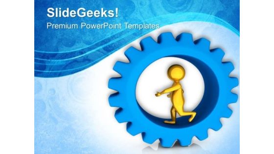 Gear Your Business Process PowerPoint Templates Ppt Backgrounds For Slides 0613 Gear Your Business Process PowerPoint Templates Ppt Backgrounds For Slides 0613