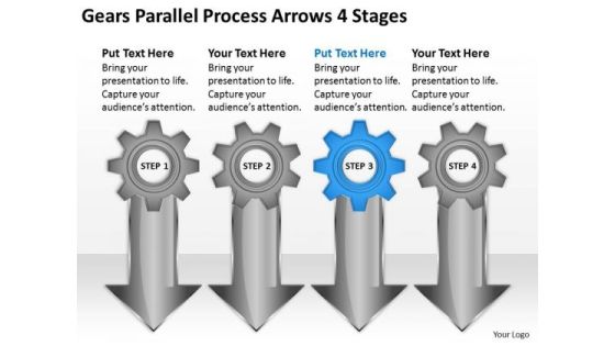 Gears Parallel Process Arrows 4 Stages Business Plan PowerPoint Slides Gears Parallel Process Arrows 4 Stages Business Plan PowerPoint Slides