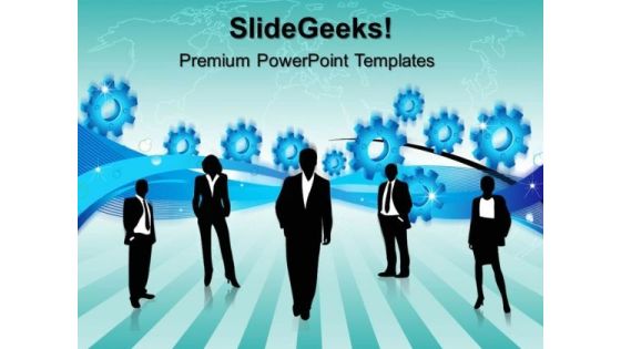 Gears People PowerPoint Templates And PowerPoint Themes 0512 Gears People PowerPoint Templates And PowerPoint Themes 0512
