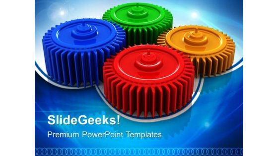 Gears Process Industrial PowerPoint Templates And PowerPoint Themes 0512
