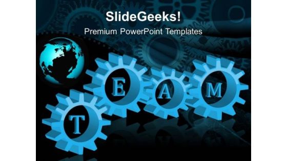Gears Team Global PowerPoint Templates And PowerPoint Themes 0512
