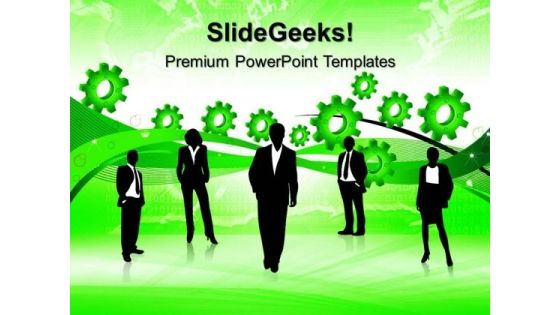 Gears With Team People PowerPoint Templates And PowerPoint Themes 0512 Gears With Team People PowerPoint Templates And PowerPoint Themes 0512