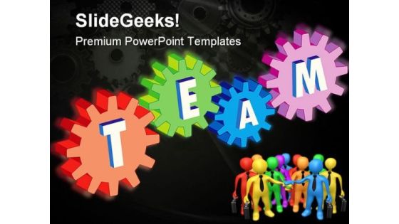 Gears With Teamwork Metaphor PowerPoint Templates And PowerPoint Backgrounds 0211 Gears With Teamwork Metaphor PowerPoint Templates And PowerPoint Backgrounds 0211