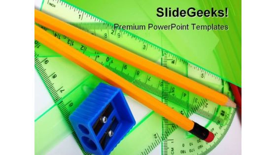 Geometry Education PowerPoint Template 0810 Geometry Education PowerPoint Template 0810