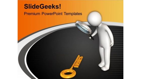 Getting Success Key For Business Is Important PowerPoint Templates Ppt Backgrounds For Slides 0713