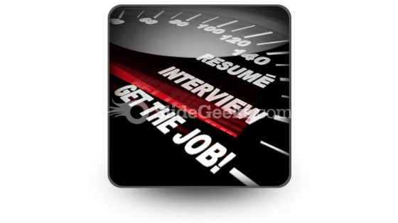 Getting The Job PowerPoint Icon S Getting The Job PowerPoint Icon S