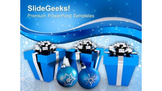 Gift Boxes With Christmas Decorations Festival PowerPoint Templates Ppt Backgrounds For Slides 1112 Gift Boxes With Christmas Decorations Festival PowerPoint Templates Ppt Backgrounds For Slides 1112