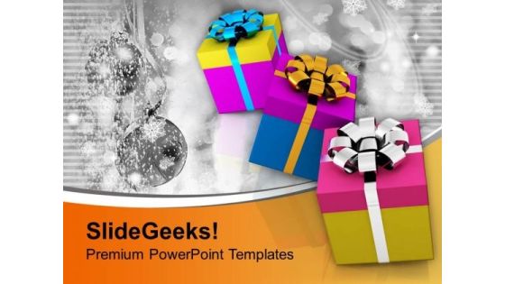 Gifts With Different Wrappings Design PowerPoint Templates Ppt Backgrounds For Slides 0113 Gifts With Different Wrappings Design PowerPoint Templates Ppt Backgrounds For Slides 0113