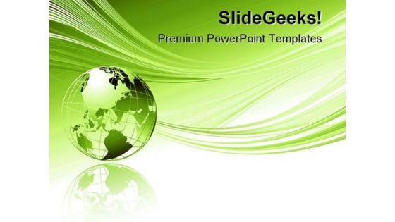 Global Abstract Beauty PowerPoint Template 1110 Global Abstract Beauty PowerPoint Template 1110