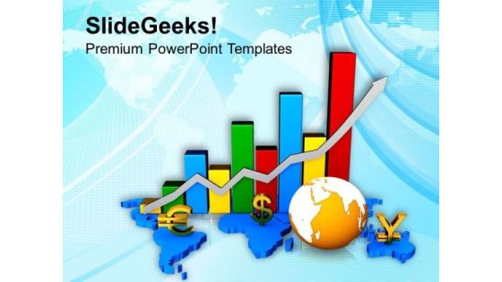 Global Business Growth Display By Bar Graph PowerPoint Templates Ppt Backgrounds For Slides 0513 Global Business Growth Display By Bar Graph PowerPoint Templates Ppt Backgrounds For Slides 0513
