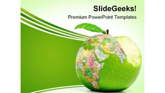 Global Consumption Globe PowerPoint Templates And PowerPoint Backgrounds 0311