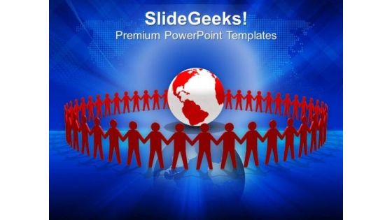 Global Peace And Unity PowerPoint Templates Ppt Backgrounds For Slides 0513