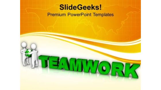 Global Teamwork Concept Image PowerPoint Templates Ppt Backgrounds For Slides 0813