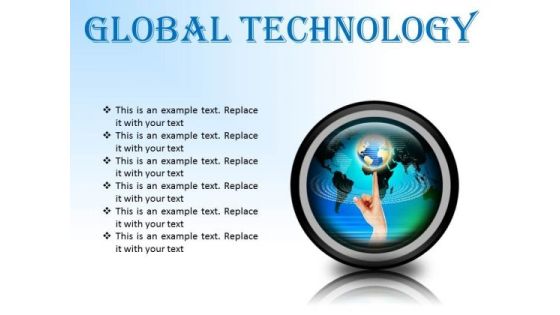 Global Technology Globe PowerPoint Presentation Slides Cc Global Technology Globe PowerPoint Presentation Slides Cc