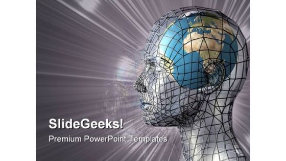 Global Thinking Business PowerPoint Themes And PowerPoint Slides 0811