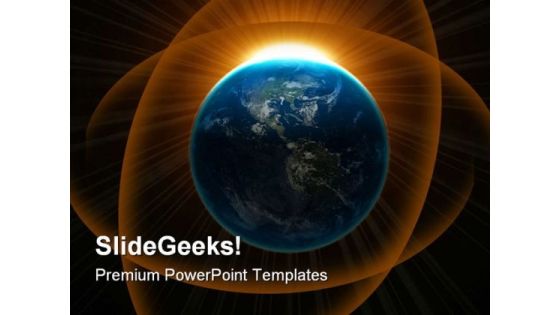Globe Earth PowerPoint Template 0510 Globe Earth PowerPoint Template 0510