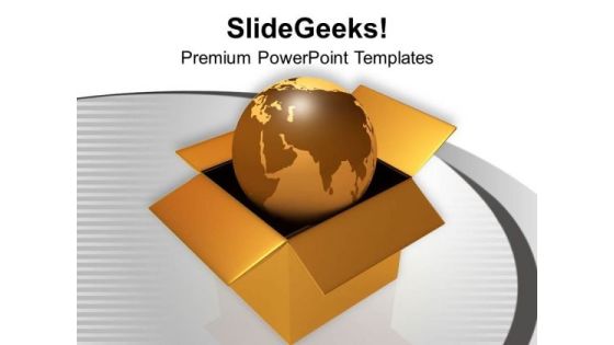 Globe In Brown Box Global Issues PowerPoint Templates Ppt Backgrounds For Slides 0213 Globe In Brown Box Global Issues PowerPoint Templates Ppt Backgrounds For Slides 0213