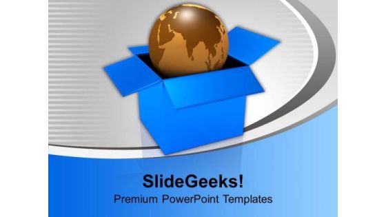 Globe In Opened Box Business PowerPoint Templates Ppt Backgrounds For Slides 0113 Globe In Opened Box Business PowerPoint Templates Ppt Backgrounds For Slides 0113