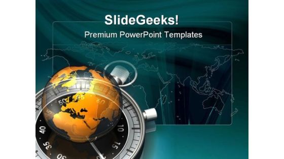 Globe Time Future PowerPoint Themes And PowerPoint Slides 0311