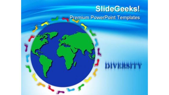 Globe Trotting Earth PowerPoint Templates And PowerPoint Backgrounds 0211