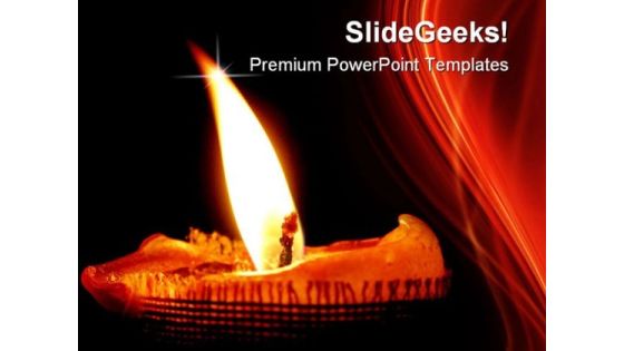 Glowing Candle Festival PowerPoint Themes And PowerPoint Slides 0511 Glowing Candle Festival PowerPoint Themes And PowerPoint Slides 0511