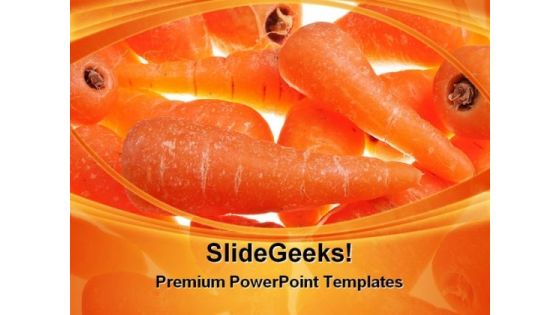 Glowing Carrots Background Food PowerPoint Themes And PowerPoint Slides 0311 Glowing Carrots Background Food PowerPoint Themes And PowerPoint Slides 0311