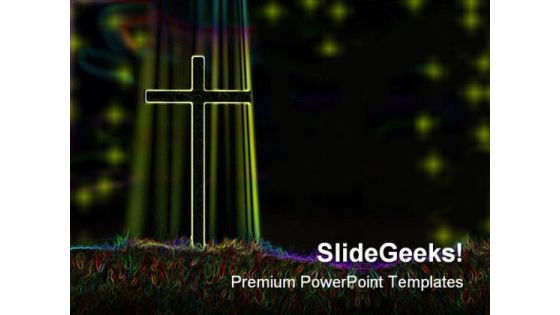 Glowing Cross Religion PowerPoint Themes And PowerPoint Slides 0211 Glowing Cross Religion PowerPoint Themes And PowerPoint Slides 0211