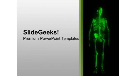 Glowing Human Skeleton PowerPoint Templates Ppt Backgrounds For Slides 0613 Glowing Human Skeleton PowerPoint Templates Ppt Backgrounds For Slides 0613