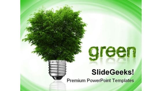 Go Green Environment PowerPoint Templates And PowerPoint Backgrounds 0811 Go Green Environment PowerPoint Templates And PowerPoint Backgrounds 0811