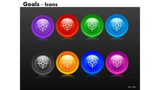 Goals Sights Icons PowerPoint Slides Goals Sights Icons PowerPoint Slides