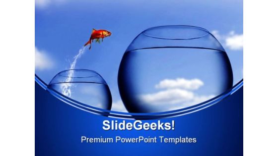 Gold Fish Jumping Animals PowerPoint Themes And PowerPoint Slides 0311 Gold Fish Jumping Animals PowerPoint Themes And PowerPoint Slides 0311