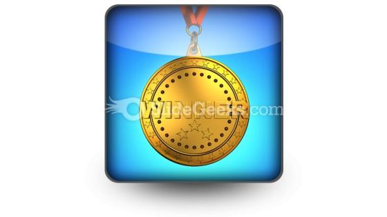 Gold Medal PowerPoint Icon S Gold Medal PowerPoint Icon S