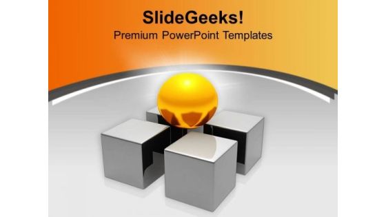 Golden Ball On Pieces Of 4 Dice PowerPoint Templates Ppt Backgrounds For Slides 0313 Golden Ball On Pieces Of 4 Dice PowerPoint Templates Ppt Backgrounds For Slides 0313