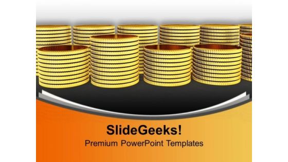 Golden Coins As Stack Finance PowerPoint Templates Ppt Backgrounds For Slides 0313 Golden Coins As Stack Finance PowerPoint Templates Ppt Backgrounds For Slides 0313