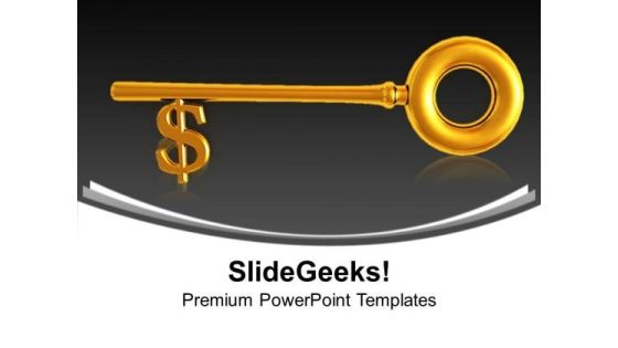 Golden Dollar Key Finance PowerPoint Templates Ppt Backgrounds For Slides 1212 Golden Dollar Key Finance PowerPoint Templates Ppt Backgrounds For Slides 1212