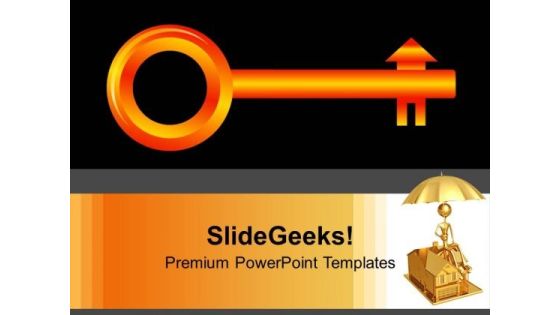 Golden House Key With Man Sitting PowerPoint Templates Ppt Backgrounds For Slides 0213 Golden House Key With Man Sitting PowerPoint Templates Ppt Backgrounds For Slides 0213