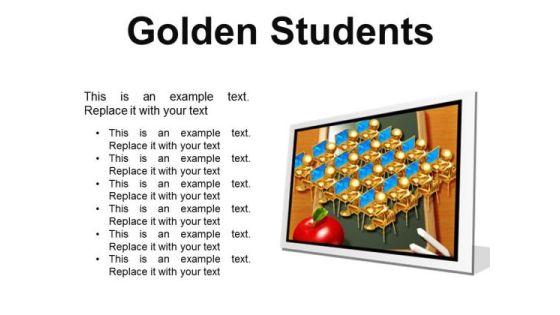 Golden Students Education PowerPoint Presentation Slides F Golden Students Education PowerPoint Presentation Slides F